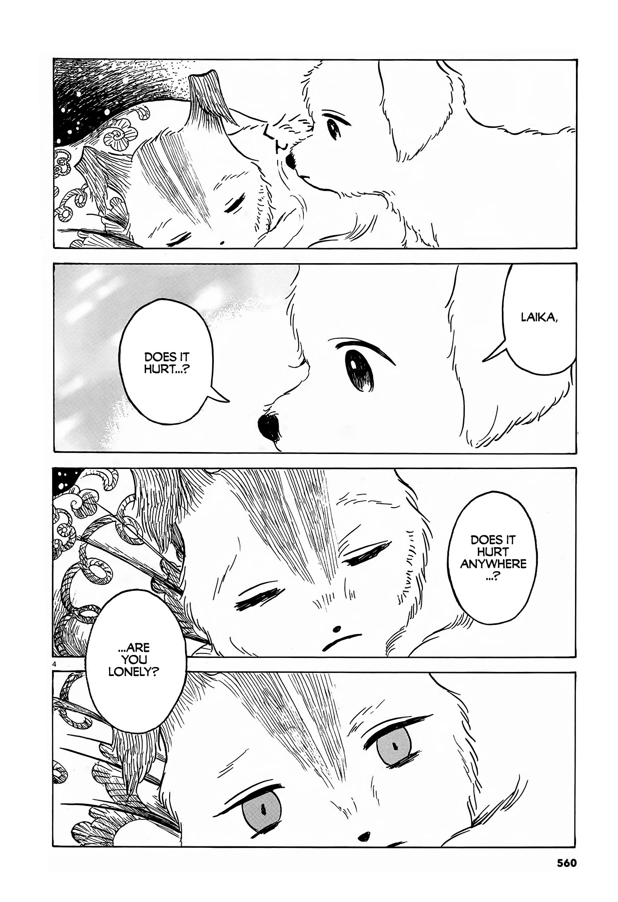 Laika no Hoshi Chapter 5 page 4 - Chapter 5: Return of the Dog [END]