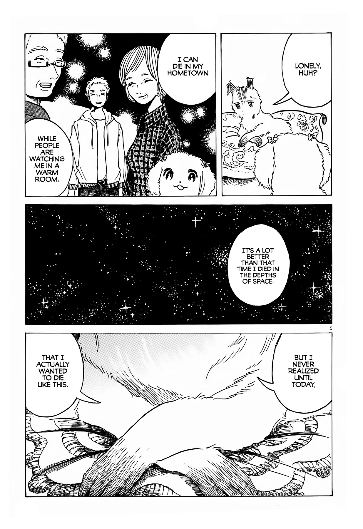 Laika no Hoshi Chapter 5 page 5 - Chapter 5: Return of the Dog [END]