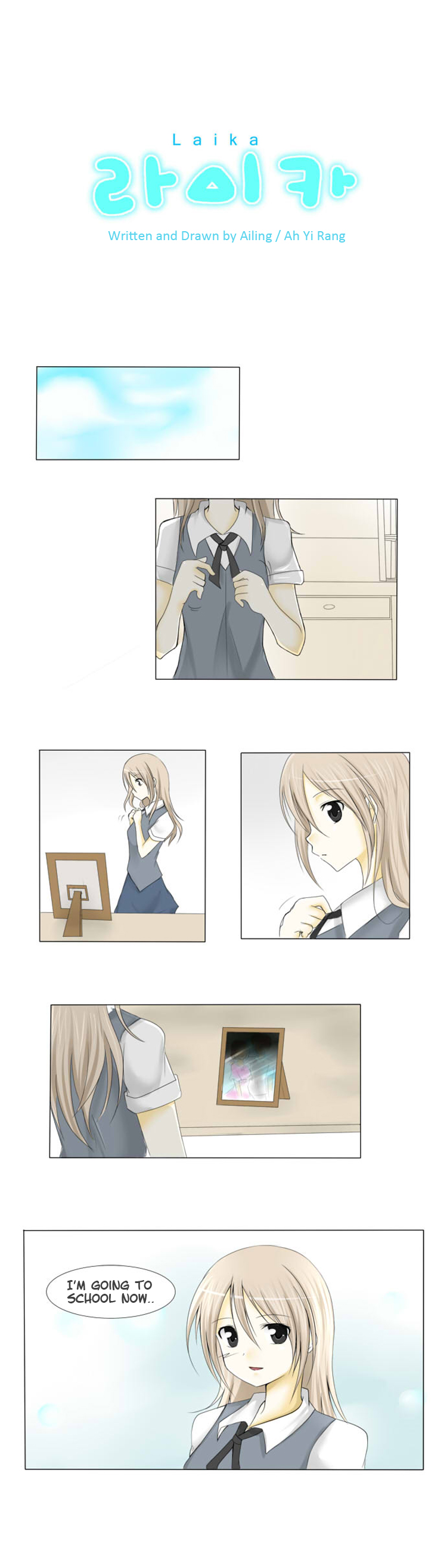 Laika Chapter 1.2 page 1 - Chapter 1 v2 : Is This REALLY Just a Normal Day?