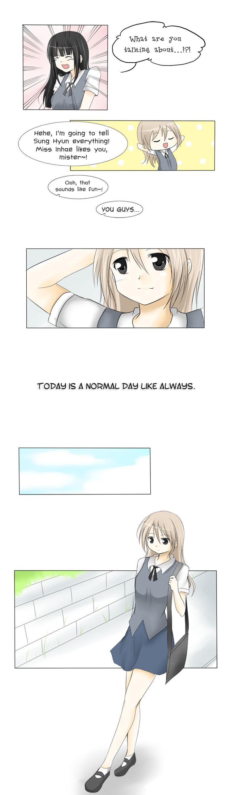 Laika Chapter 1.2 page 4 - Chapter 1 v2 : Is This REALLY Just a Normal Day?