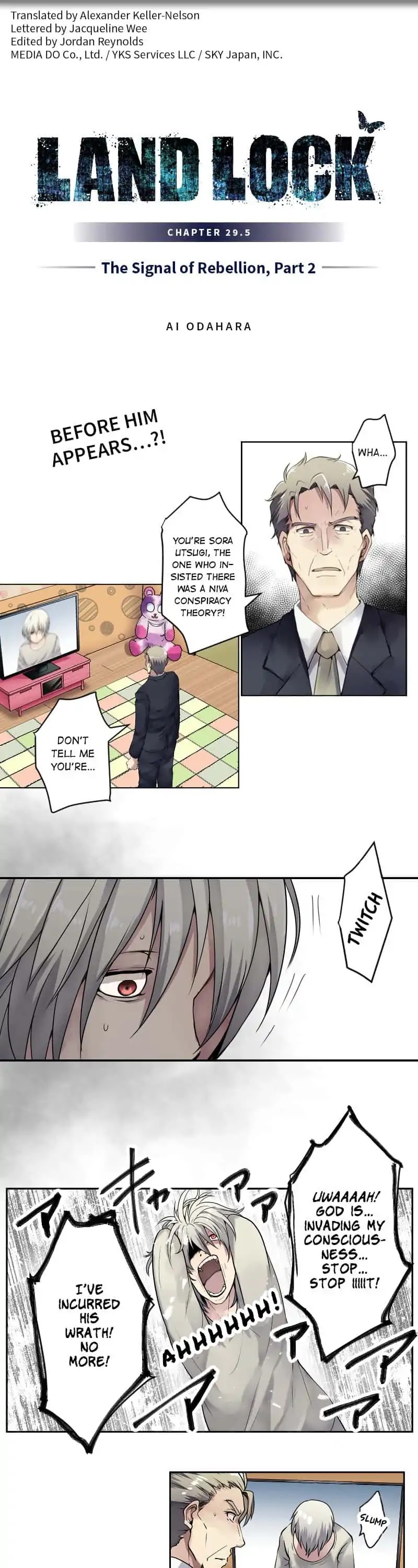 Land Lock Chapter 29.5 page 1 - Chapter 29.5: The Signal of Rebellion, Part 2