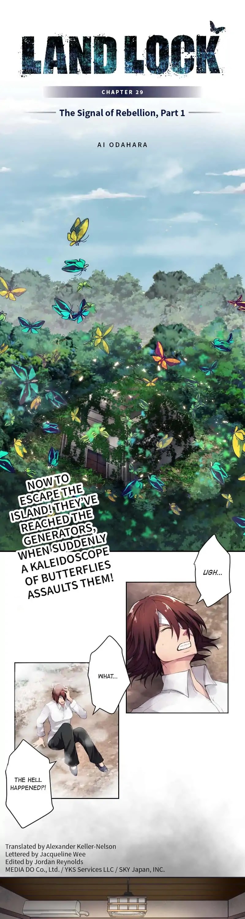 Land Lock Chapter 29 page 1 - Chapter 29: The Signal of Rebellion, Part 1