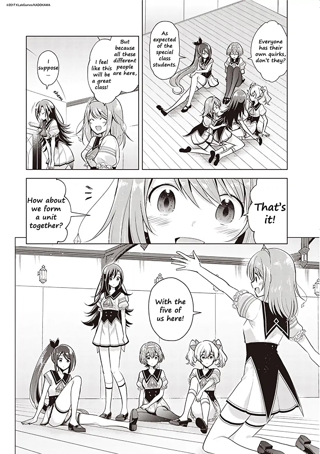 Lapis Re:LiGHTs Web Comic (Our Prelude) Chapter 1.1 page 6 - Vol.1 Chapter 1: Our Prelude