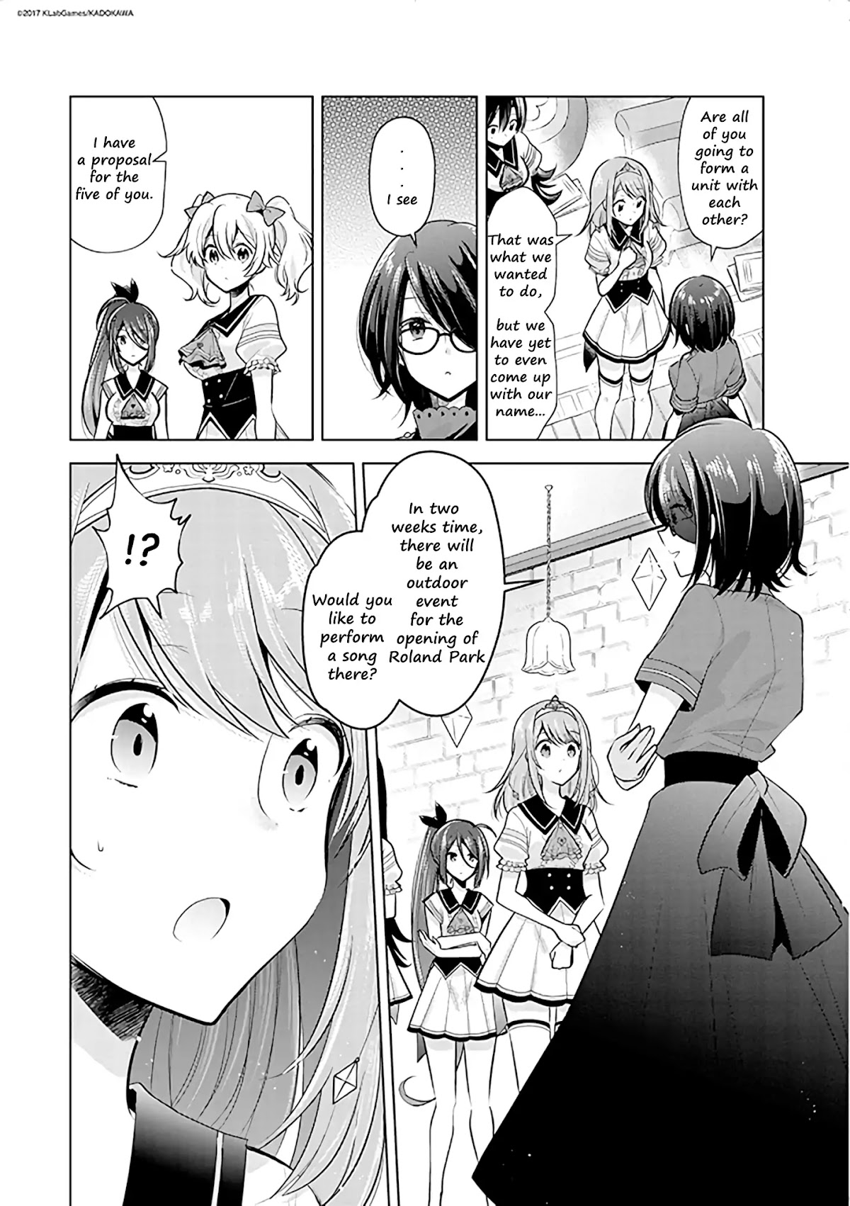 Lapis Re:LiGHTs Web Comic (Our Prelude) Chapter 1.2 page 4 - Vol.1 Chapter 2: Our Prelude