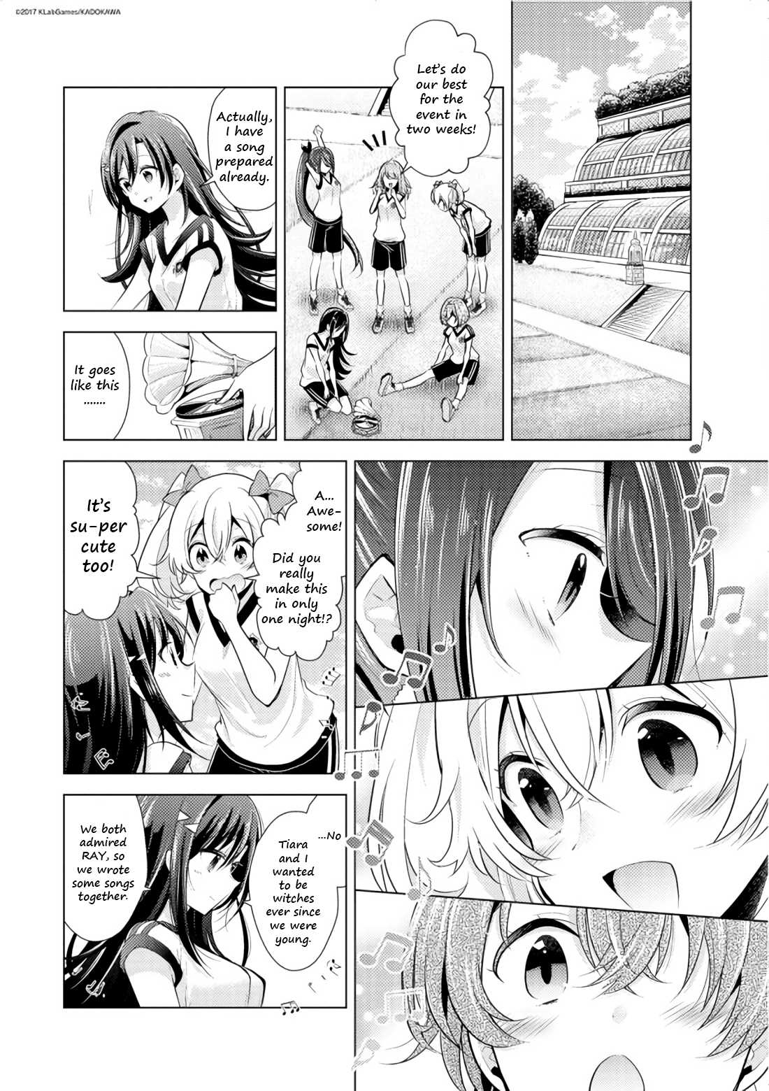 Lapis Re:LiGHTs Web Comic (Our Prelude) Chapter 1.3 page 2 - Vol.1 Chapter 3: Our Prelude (LiGHTs)