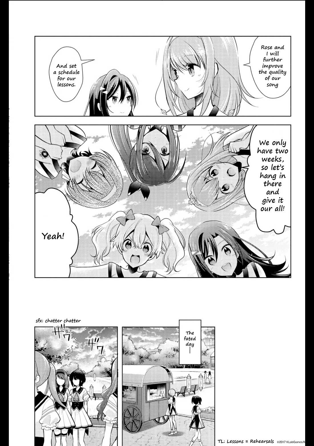 Lapis Re:LiGHTs Web Comic (Our Prelude) Chapter 1.3 page 4 - Vol.1 Chapter 3: Our Prelude (LiGHTs)