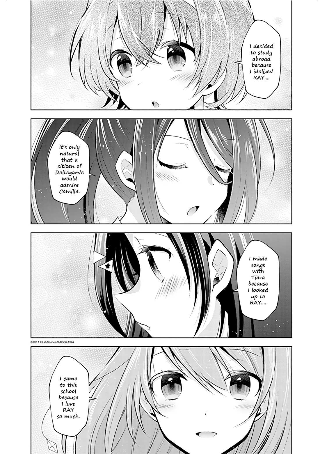 Lapis Re:LiGHTs Web Comic (Our Prelude) Chapter 1.4 page 3 - Vol.1 Chapter 4: Our Prelude (LiGHTs)