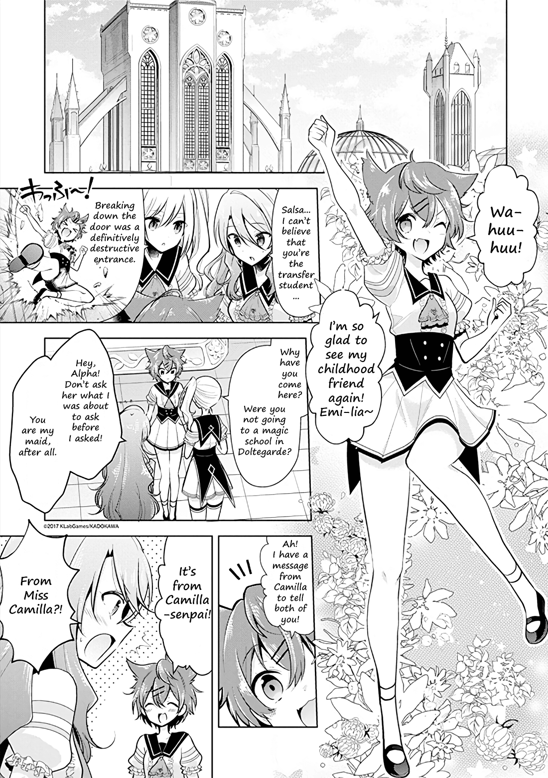 Lapis Re:LiGHTs Web Comic (Our Prelude) Chapter 2.1 page 1 - Vol.2 Chapter 1: Our Prelude (IV KLORE)