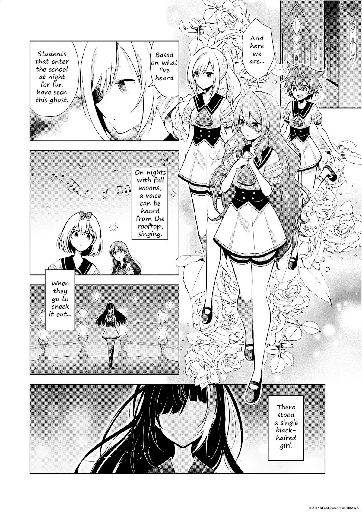 Lapis Re:LiGHTs Web Comic (Our Prelude) Chapter 2.2 page 1 - Vol.2 Chapter 2: Our Prelude (IV KLORE)