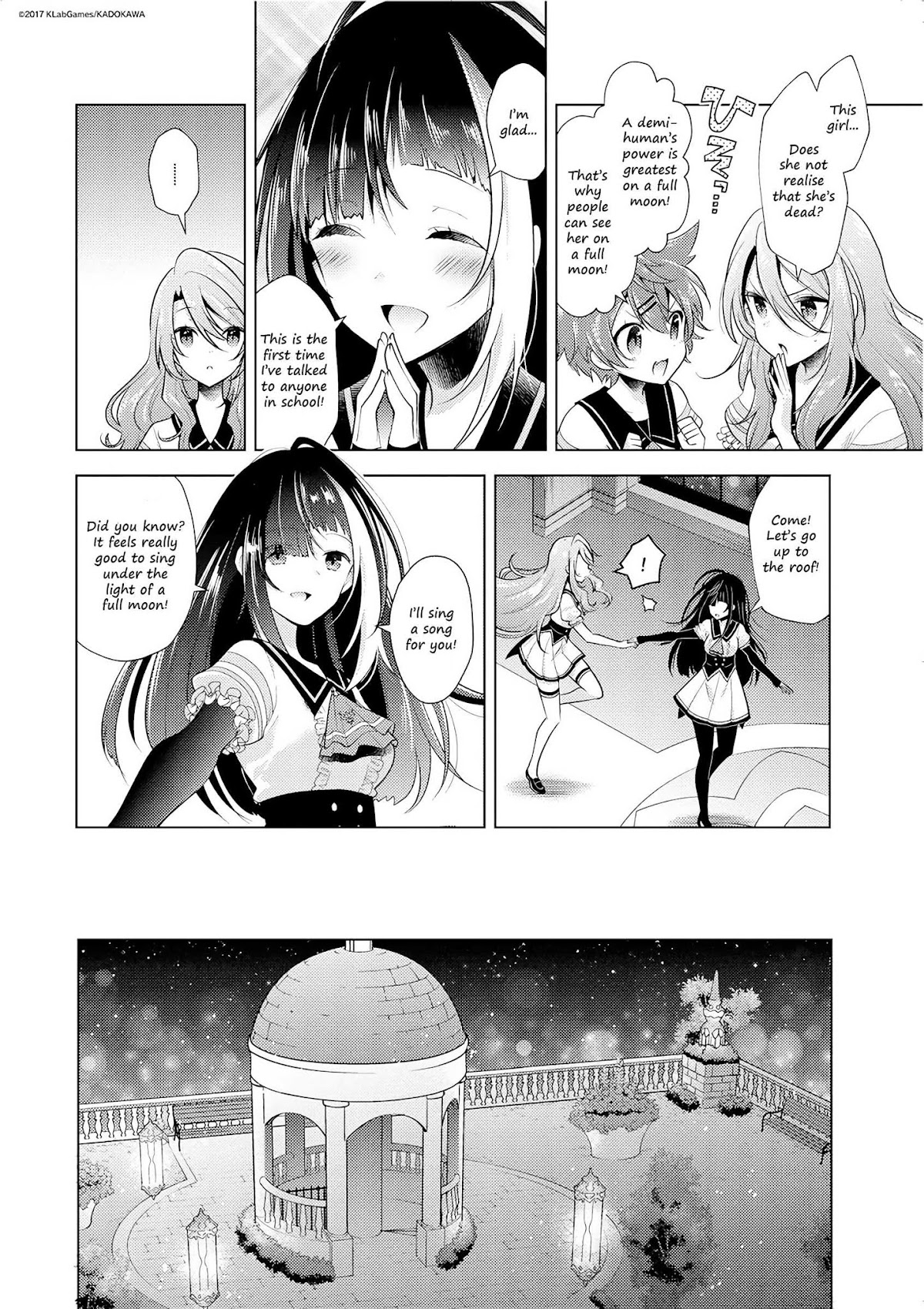Lapis Re:LiGHTs Web Comic (Our Prelude) Chapter 2.3 page 2 - Vol.2 Chapter 3: Our Prelude (IV KLORE)
