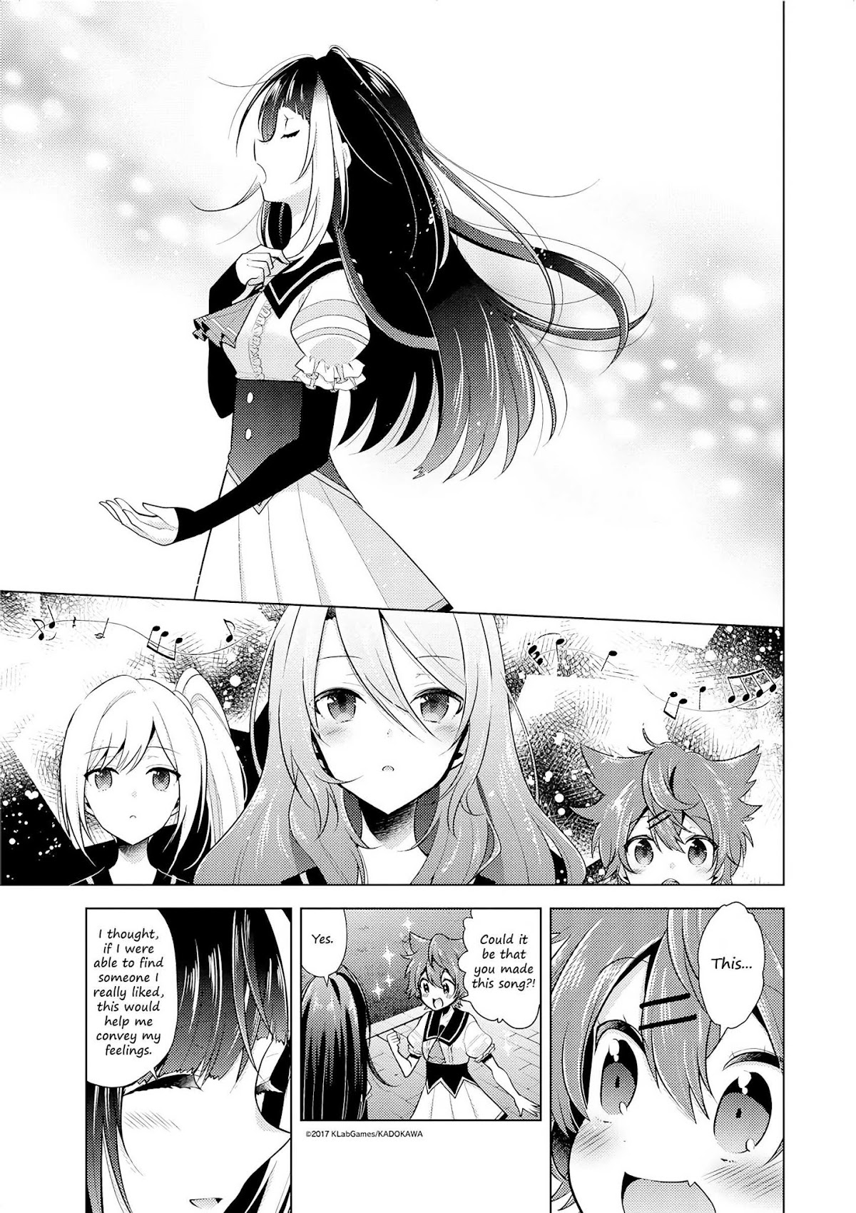 Lapis Re:LiGHTs Web Comic (Our Prelude) Chapter 2.3 page 3 - Vol.2 Chapter 3: Our Prelude (IV KLORE)