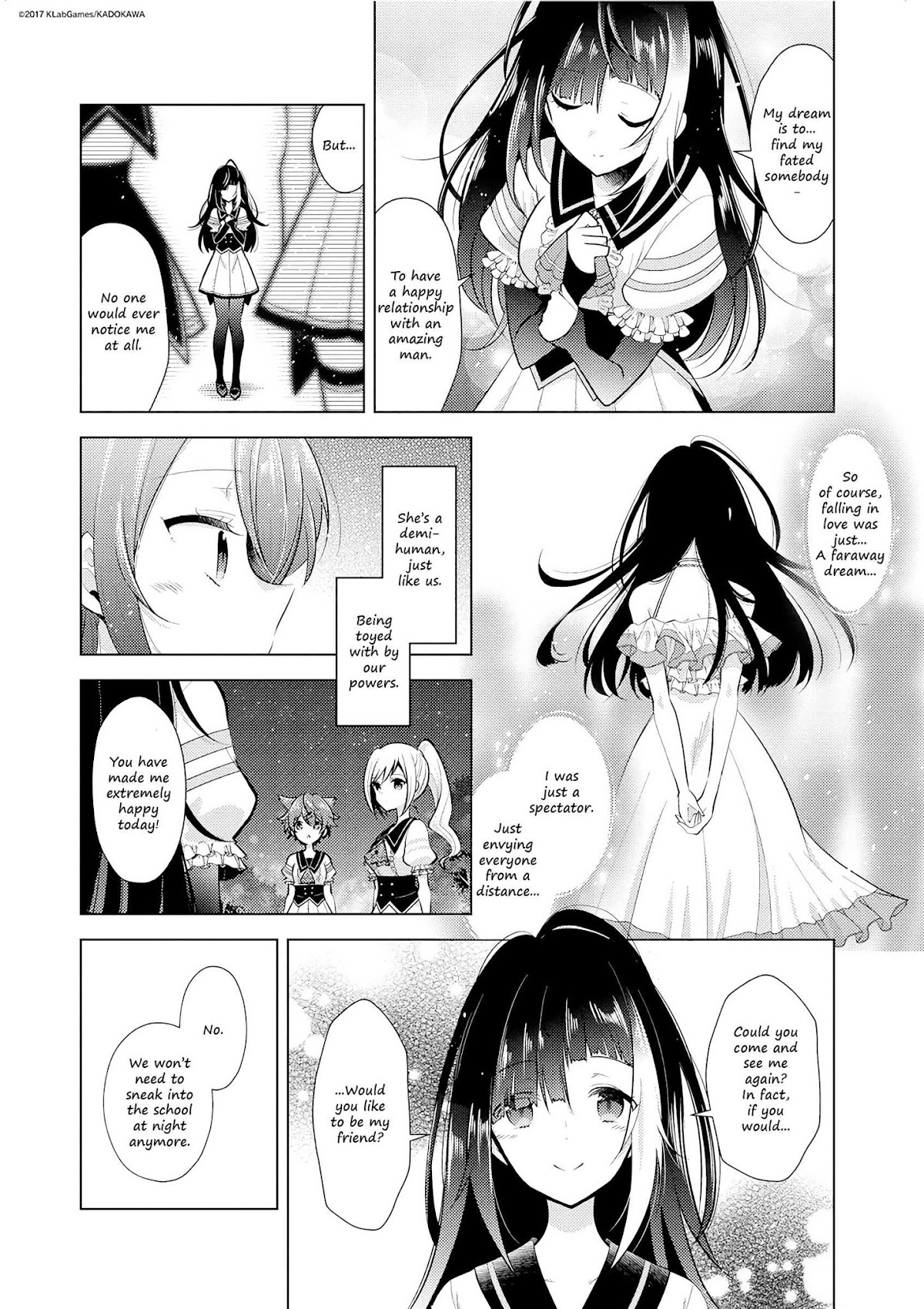 Lapis Re:LiGHTs Web Comic (Our Prelude) Chapter 2.4 page 1 - Vol.2 Chapter 4: Our Prelude (IV KLORE)