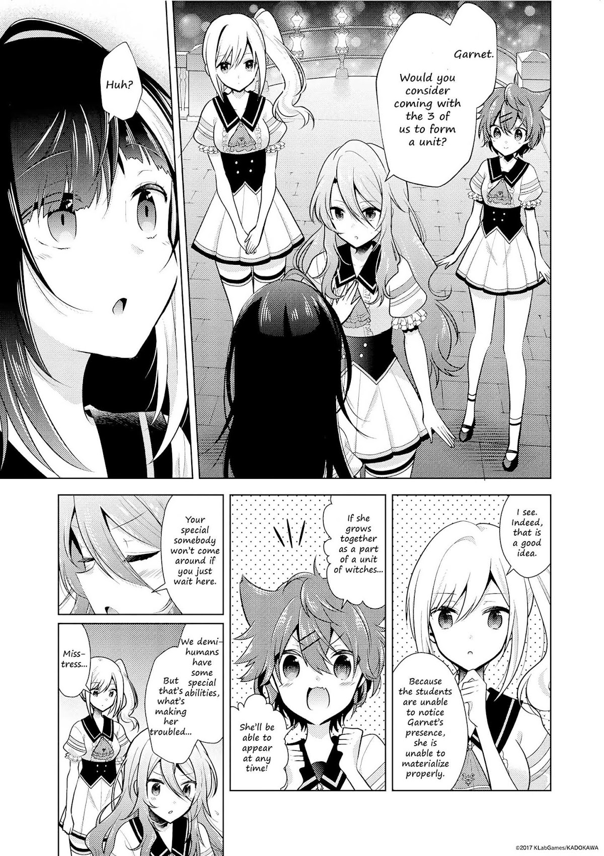 Lapis Re:LiGHTs Web Comic (Our Prelude) Chapter 2.4 page 2 - Vol.2 Chapter 4: Our Prelude (IV KLORE)