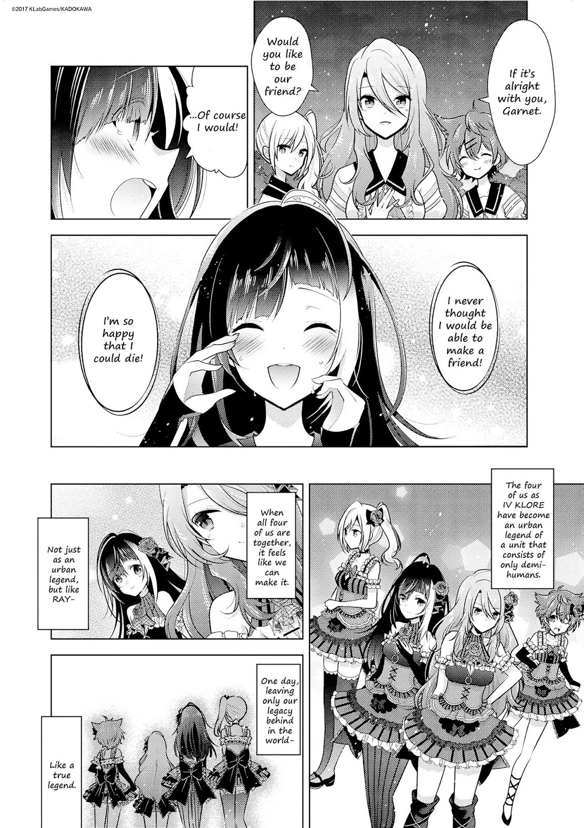 Lapis Re:LiGHTs Web Comic (Our Prelude) Chapter 2.4 page 3 - Vol.2 Chapter 4: Our Prelude (IV KLORE)