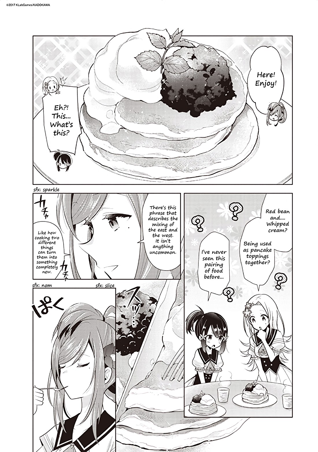 Lapis Re:LiGHTs Web Comic (Our Prelude) Chapter 3.3 page 4 - Vol.3 Chapter 3: Our Prelude (Konohana wa Otome)