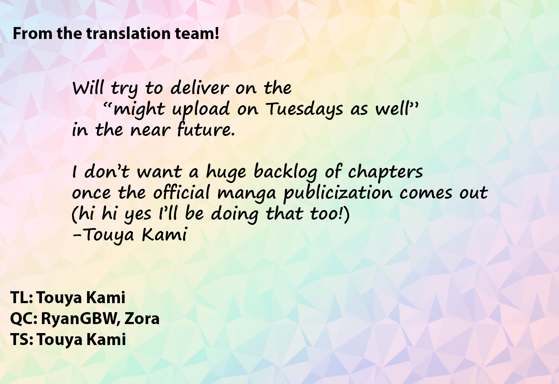Lapis Re:LiGHTs Web Comic (Our Prelude) Chapter 3.3 page 6 - Vol.3 Chapter 3: Our Prelude (Konohana wa Otome)
