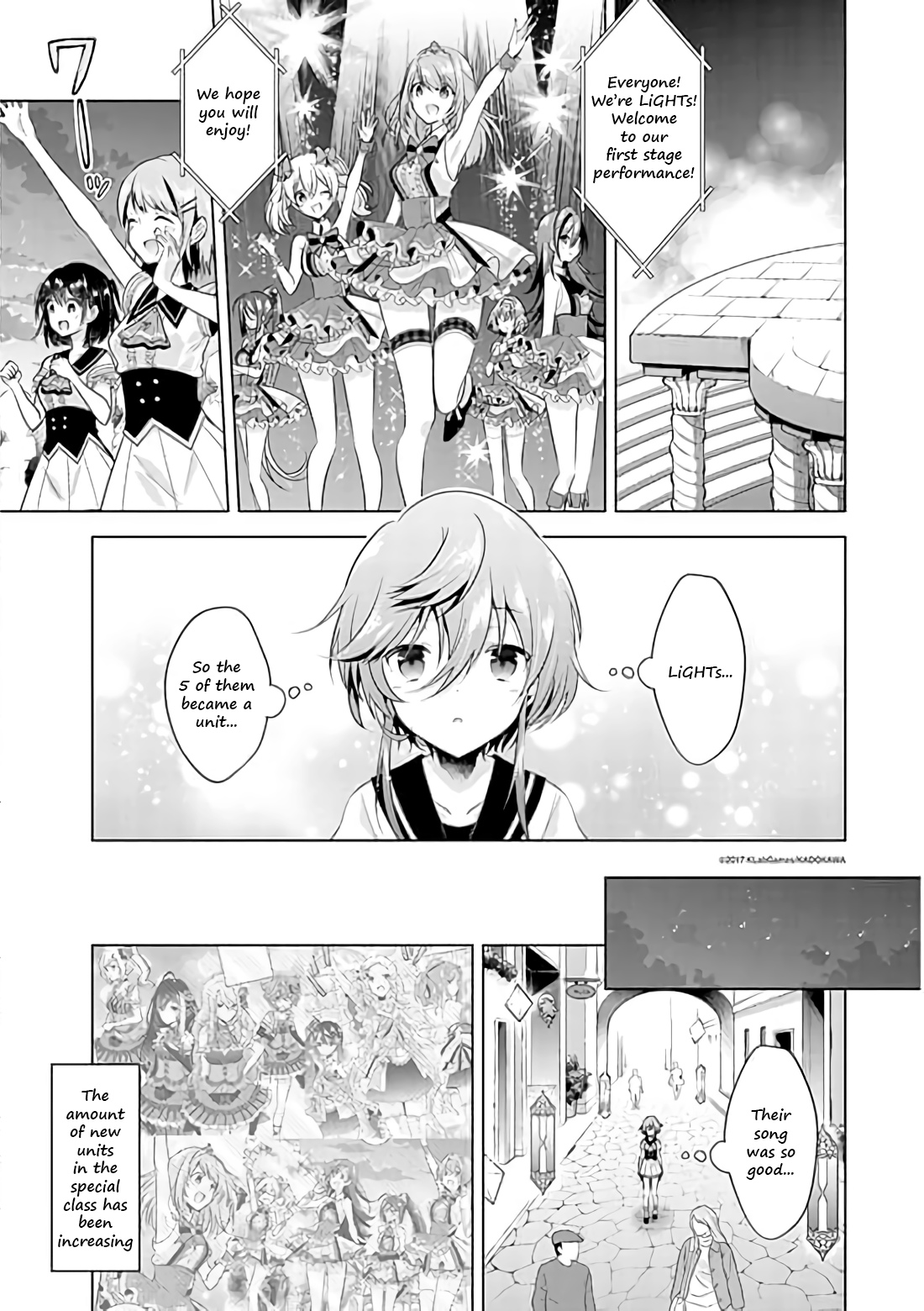 Lapis Re:LiGHTs Web Comic (Our Prelude) Chapter 4.1 page 1 - Vol.4 Chapter 1: Our Prelude (Sugar Pockets)