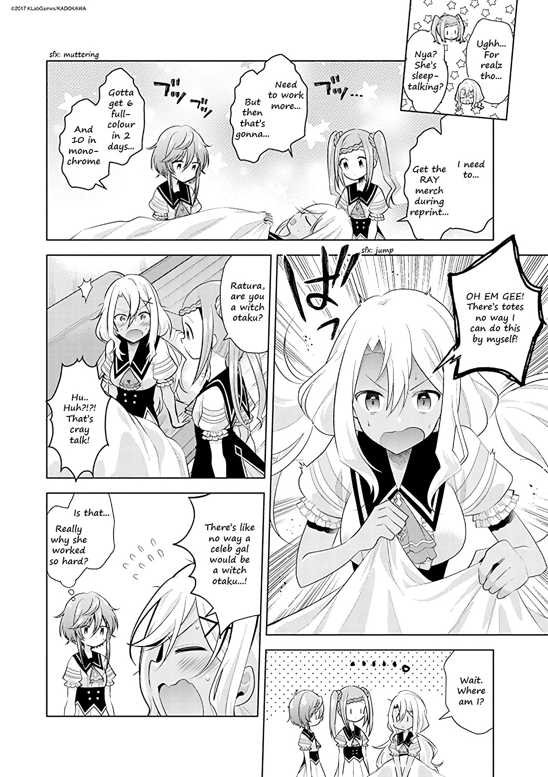 Lapis Re:LiGHTs Web Comic (Our Prelude) Chapter 4.3 page 1 - Vol.4 Chapter 3: Our Prelude (Sugar Pockets)