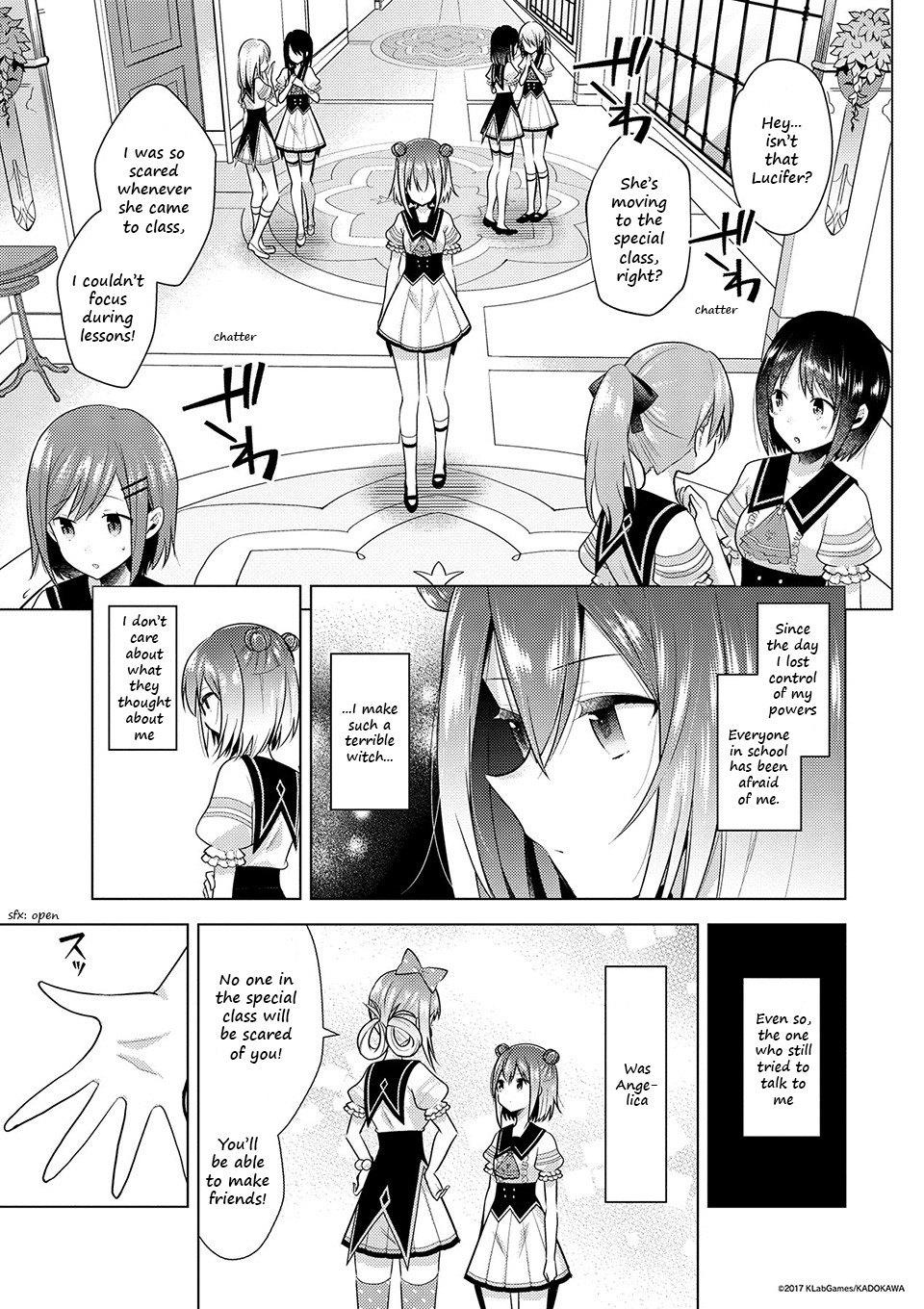 Lapis Re:LiGHTs Web Comic (Our Prelude) Chapter 5.1 page 1 - Vol.5 Chapter 1: Our Prelude (Sadistic Candy)