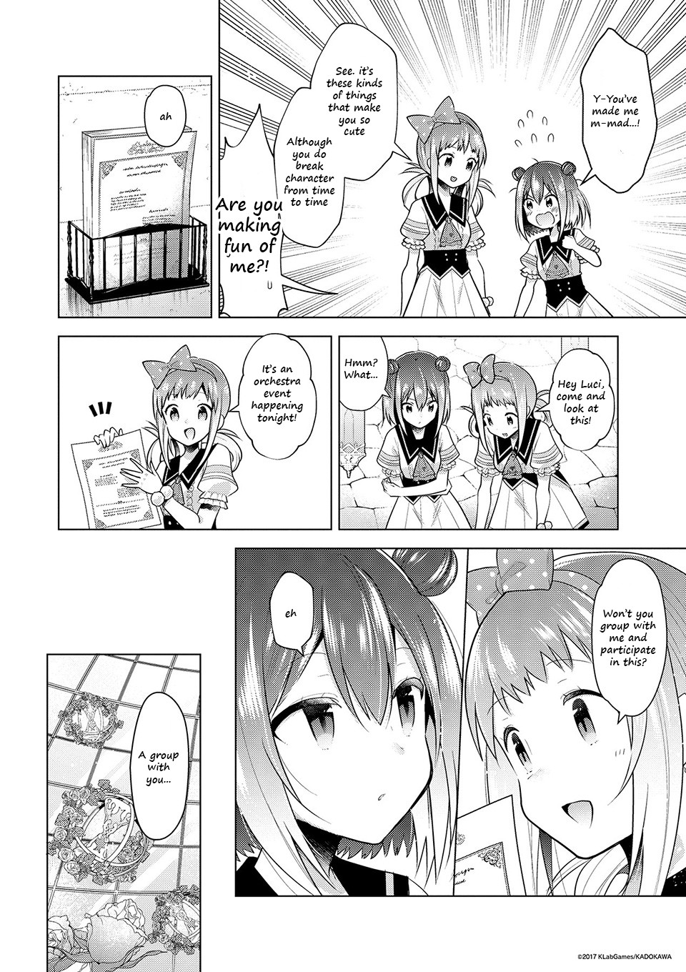 Lapis Re:LiGHTs Web Comic (Our Prelude) Chapter 5.2 page 3 - Vol.5 Chapter 2: Our Prelude (Sadistic Candy)