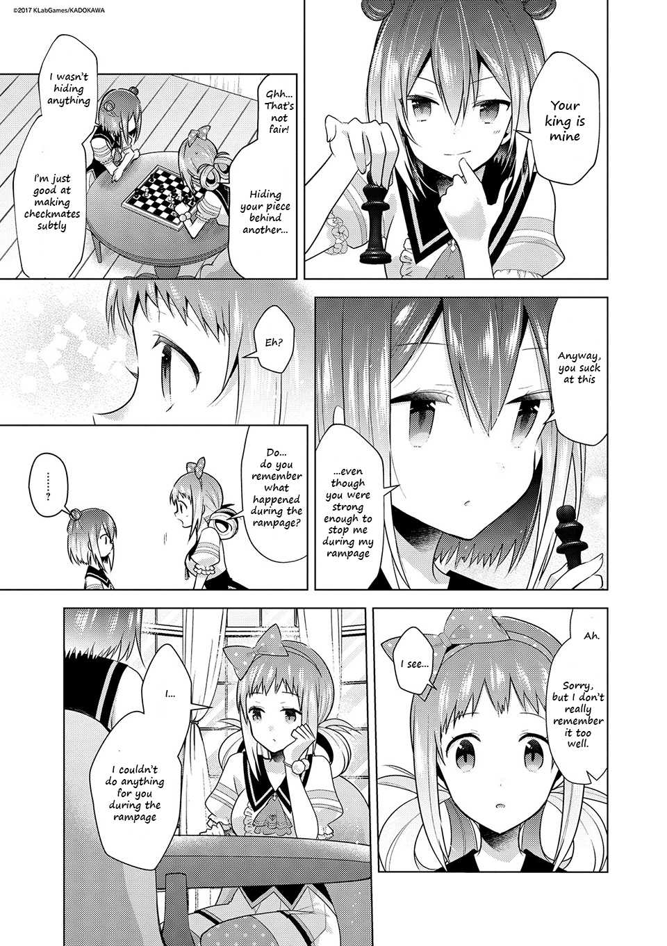 Lapis Re:LiGHTs Web Comic (Our Prelude) Chapter 5.4 page 1 - Vol.5 Chapter 4: Our Prelude (Sadistic Candy)