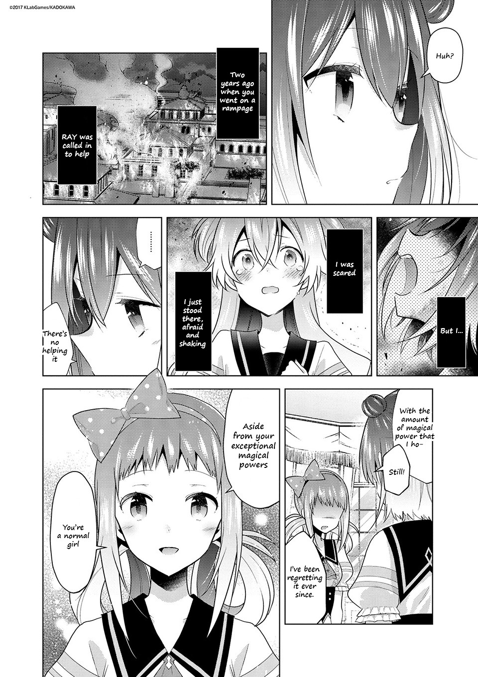 Lapis Re:LiGHTs Web Comic (Our Prelude) Chapter 5.4 page 2 - Vol.5 Chapter 4: Our Prelude (Sadistic Candy)