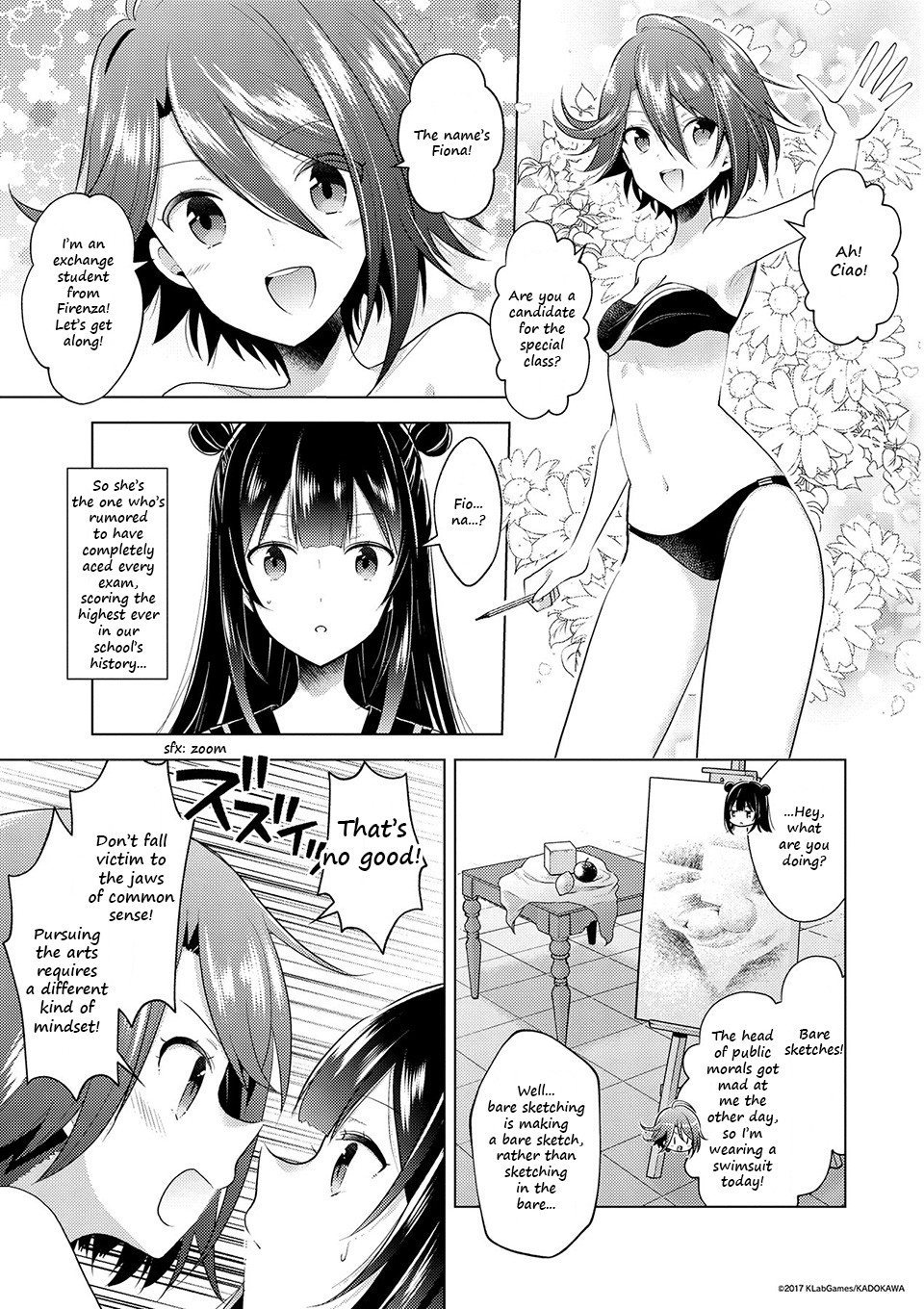 Lapis Re:LiGHTs Web Comic (Our Prelude) Chapter 6.1 page 3 - Vol.6 Chapter 1: Our Prelude (supernova)