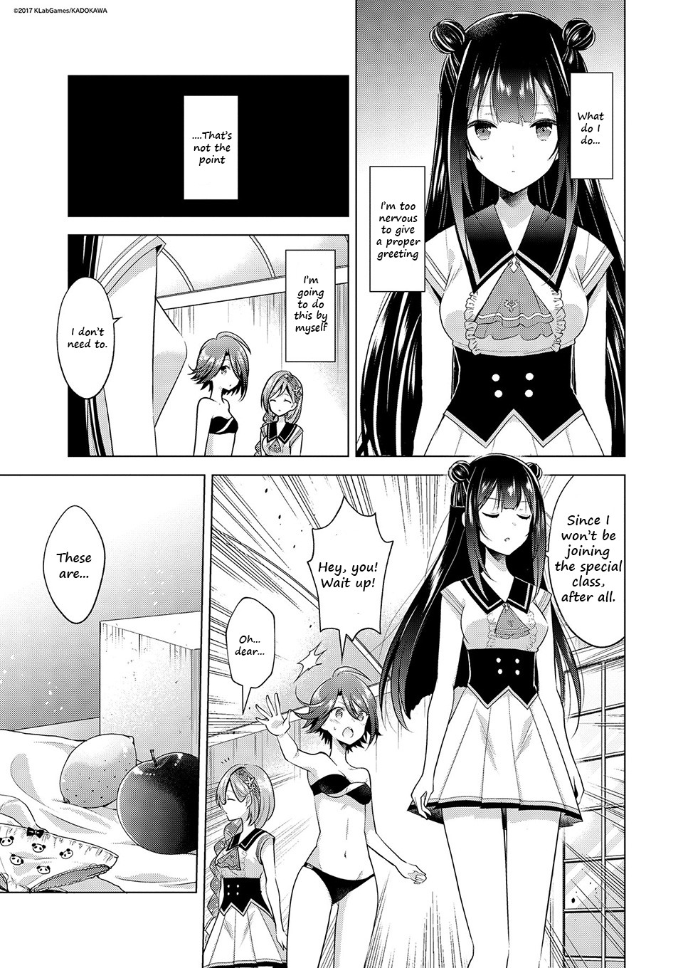 Lapis Re:LiGHTs Web Comic (Our Prelude) Chapter 6.2 page 3 - Vol.6 Chapter 2: Our Prelude (supernova)
