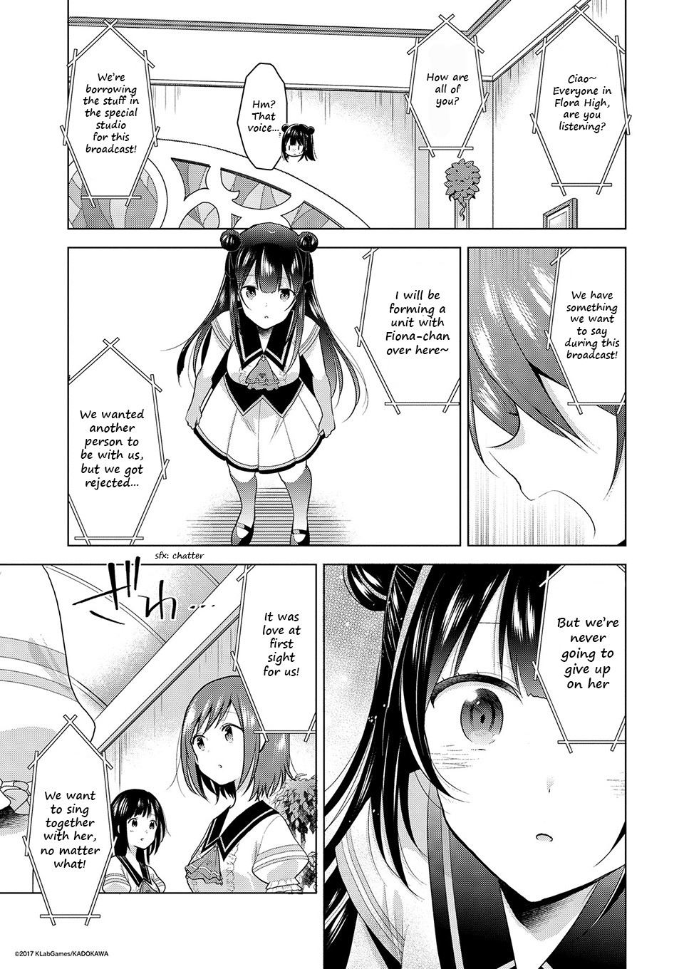 Lapis Re:LiGHTs Web Comic (Our Prelude) Chapter 6.3 page 2 - Vol.6 Chapter 3: Our Prelude (supernova)