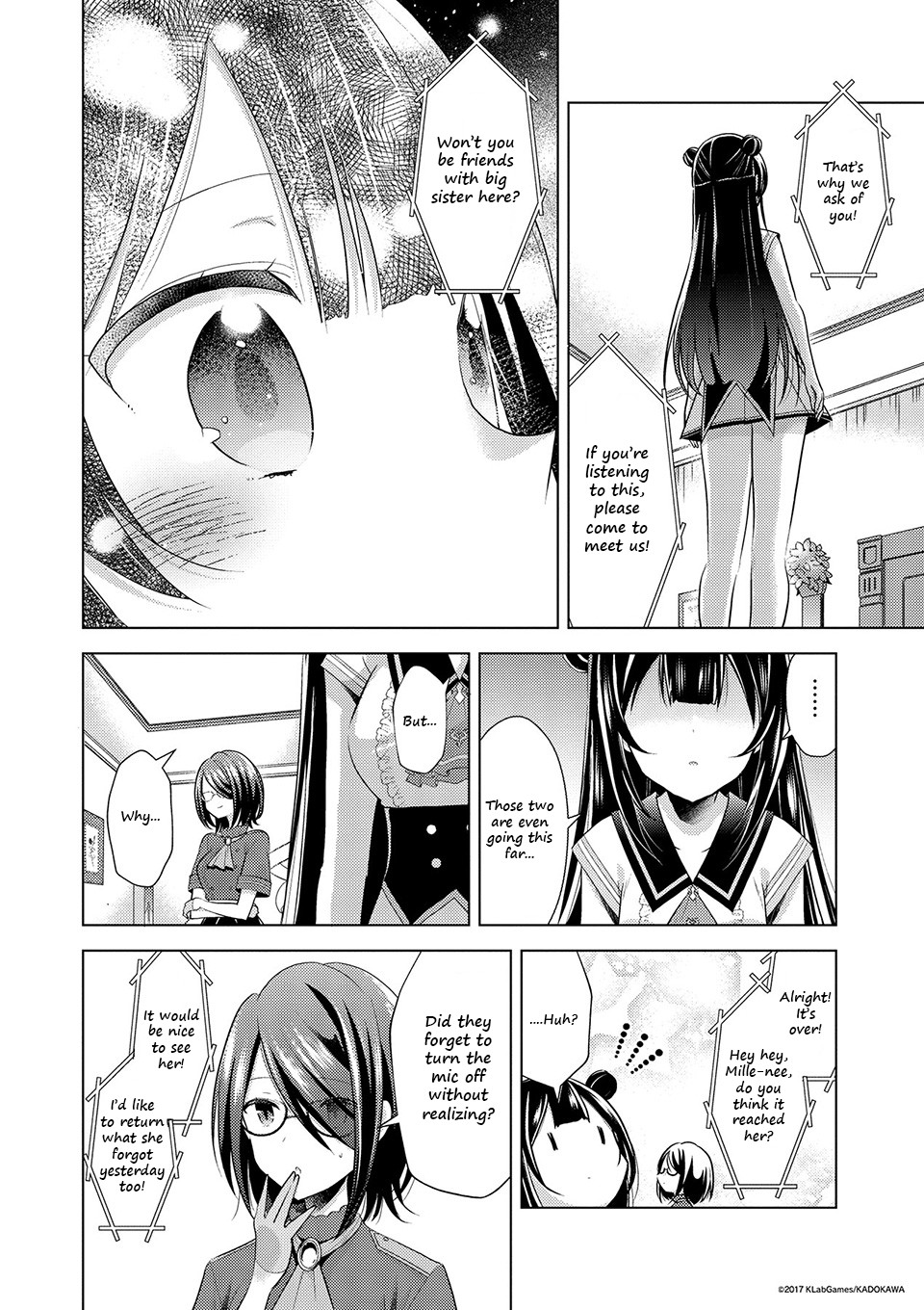 Lapis Re:LiGHTs Web Comic (Our Prelude) Chapter 6.3 page 3 - Vol.6 Chapter 3: Our Prelude (supernova)