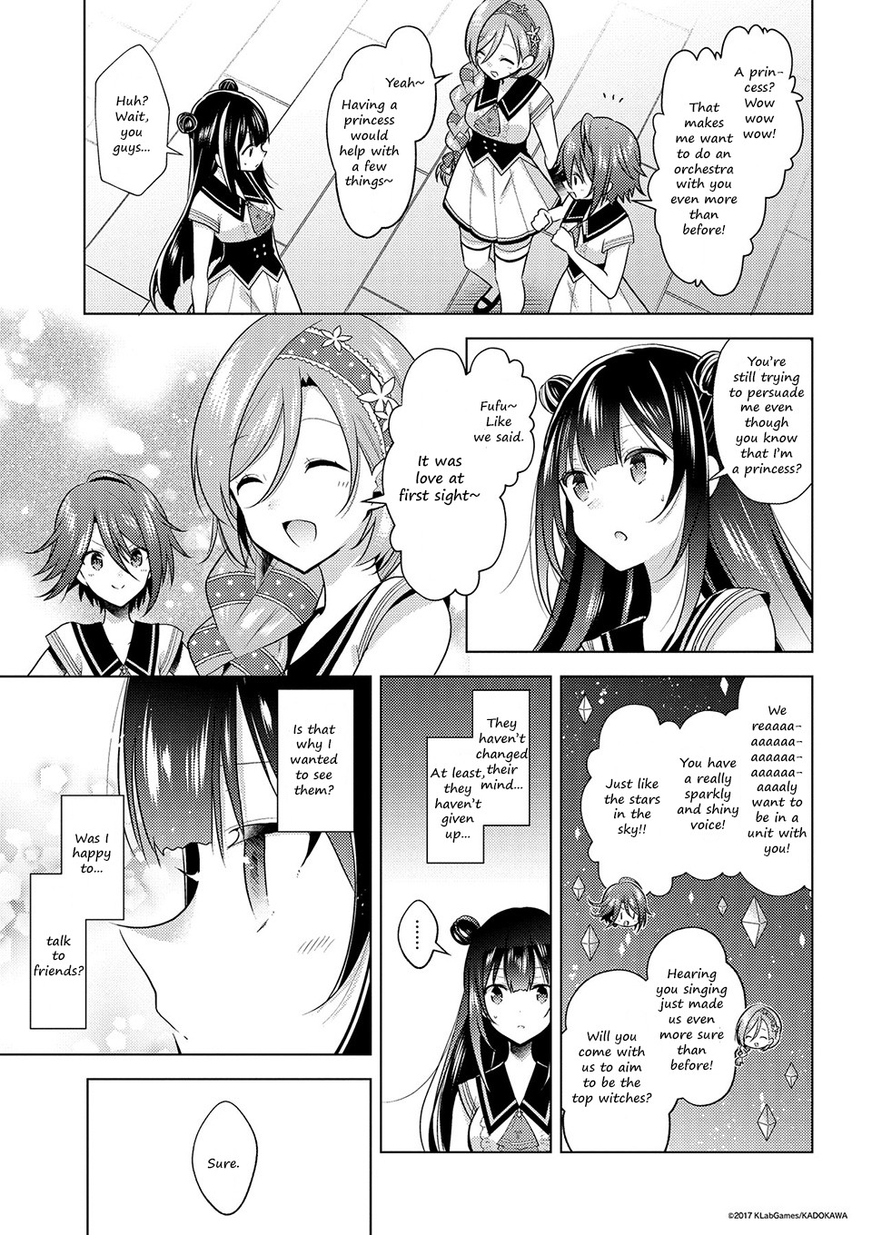 Lapis Re:LiGHTs Web Comic (Our Prelude) Chapter 6.5 page 2 - Vol.6 Chapter 5: Our Prelude (supernova) [END]