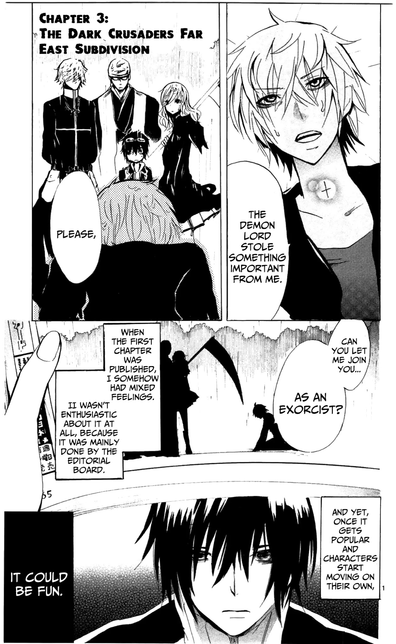 Lasboss x Hero Chapter 3 page 1 - Chapter 3: The Dark Crusaders Far East Subdivision