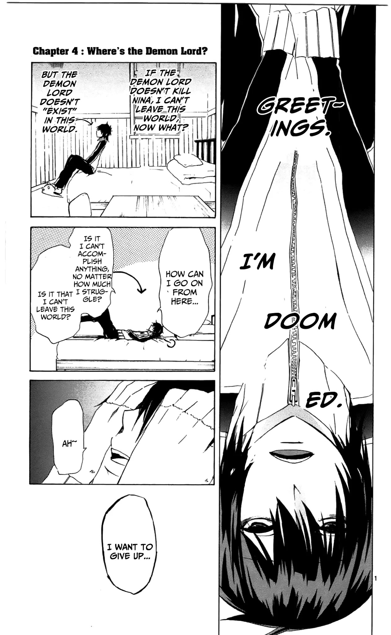 Lasboss x Hero Chapter 4 page 1 - Chapter 4: Where's the Demon Lord?