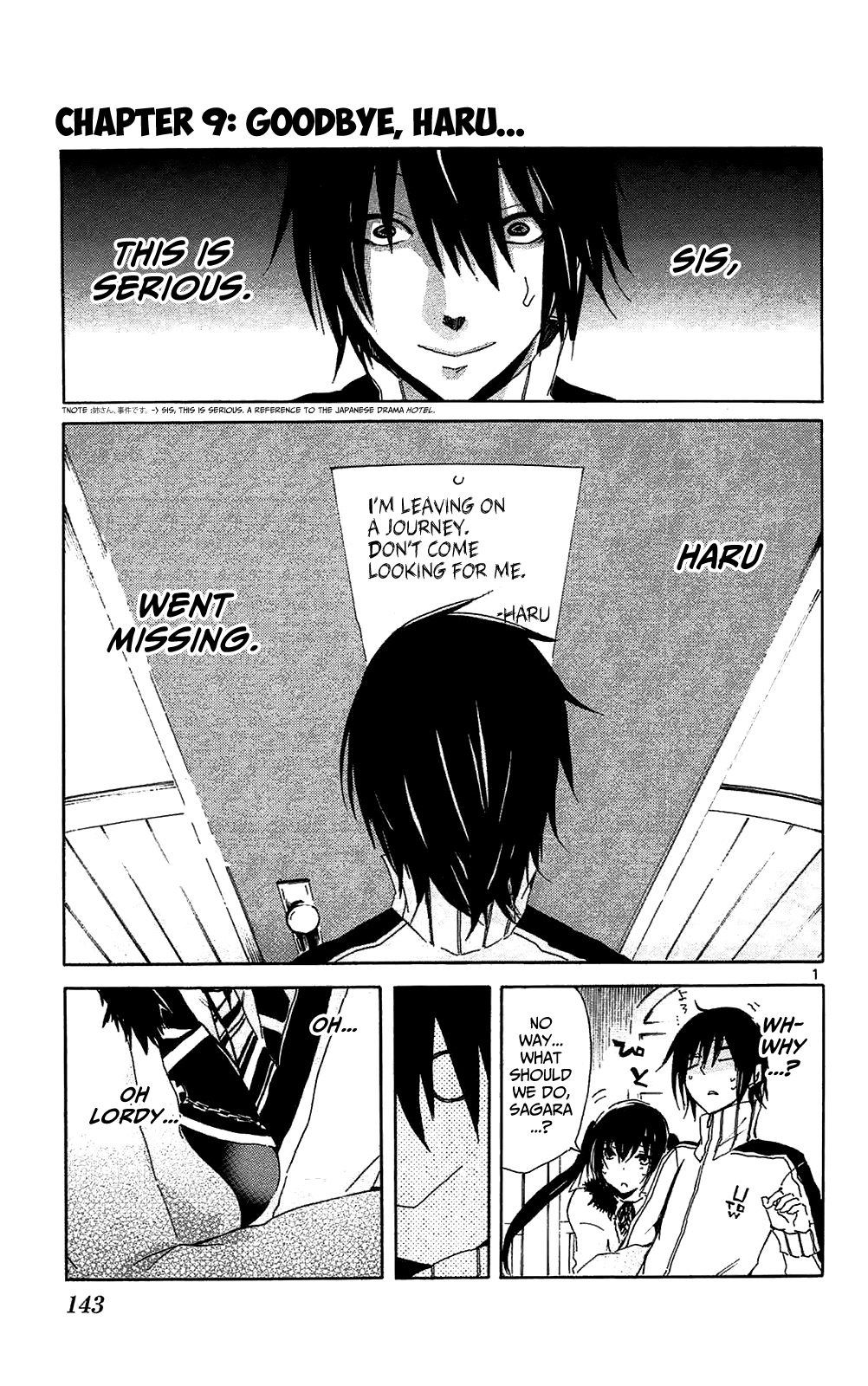 Lasboss x Hero Chapter 9 page 1 - Chapter 9: Goodbye, Haru...