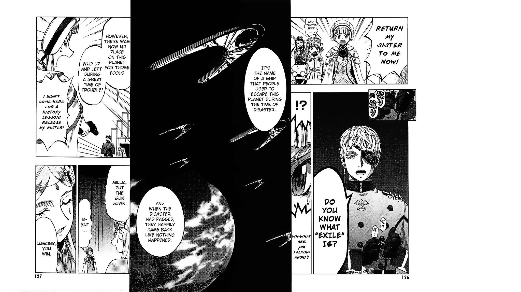 Last Exile - Ginyoku no Fam Chapter 3 page 8 - Chapter 3: If It's The Skies, Leave It To Me!