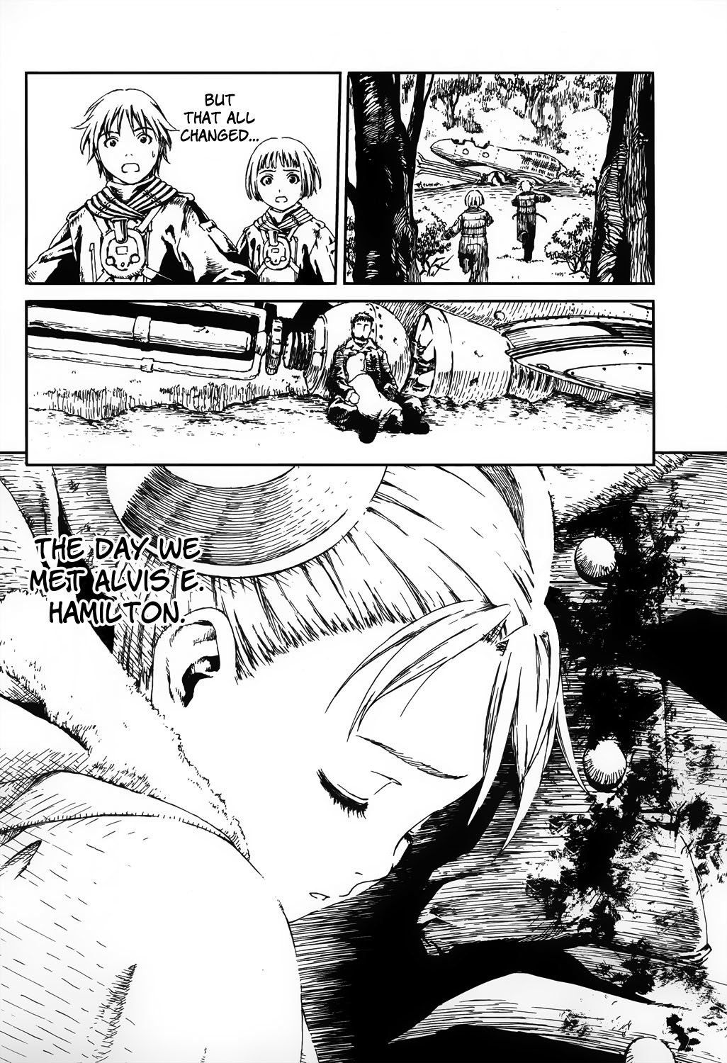 Last Exile - Sunadokei no Tabibito Chapter 0 page 10 - Chapter 0: The World We Came From