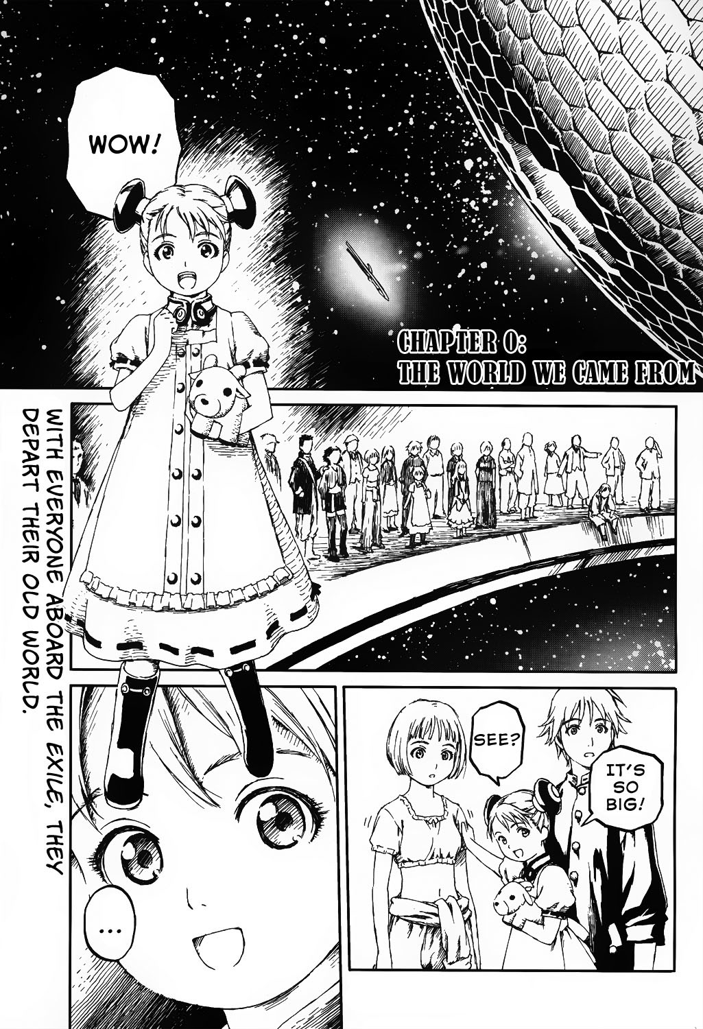 Last Exile - Sunadokei no Tabibito Chapter 0 page 8 - Chapter 0: The World We Came From