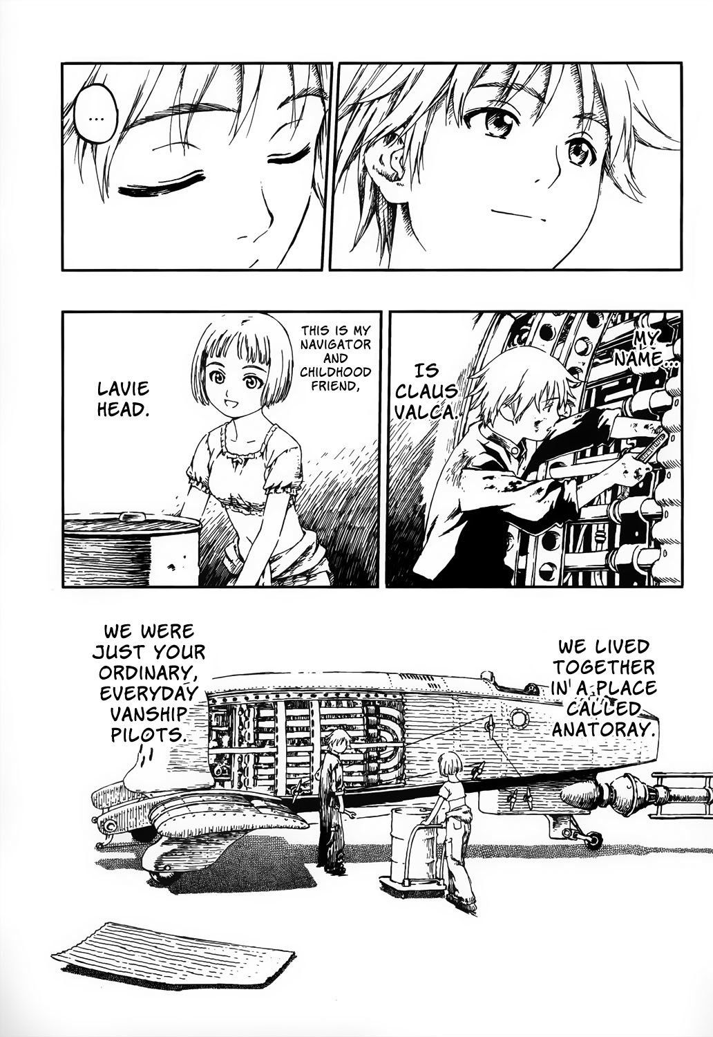 Last Exile - Sunadokei no Tabibito Chapter 0 page 9 - Chapter 0: The World We Came From
