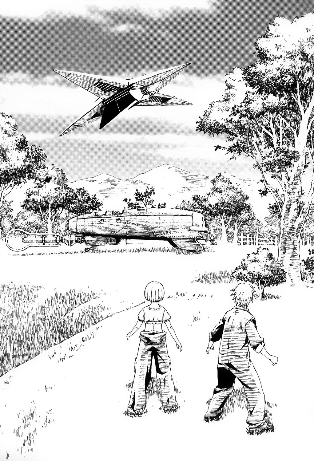 Last Exile - Sunadokei no Tabibito Chapter 1 page 11 - Chapter 1: Fields Of Wheat