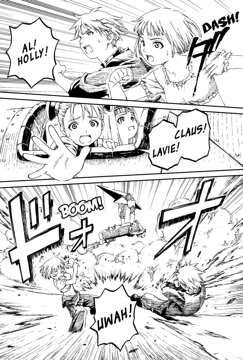 Last Exile - Sunadokei no Tabibito Chapter 1 page 13 - Chapter 1: Fields Of Wheat