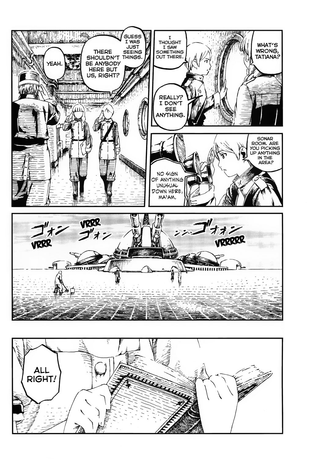 Last Exile - Sunadokei no Tabibito Chapter 1 page 7 - Chapter 1: Fields Of Wheat