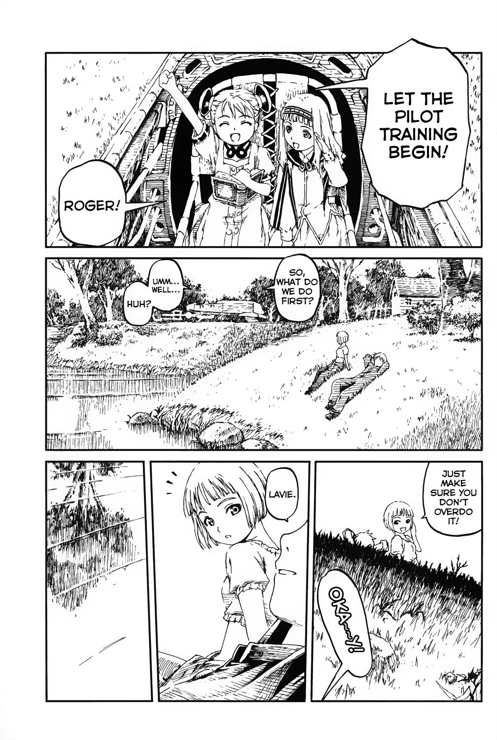 Last Exile - Sunadokei no Tabibito Chapter 1 page 8 - Chapter 1: Fields Of Wheat