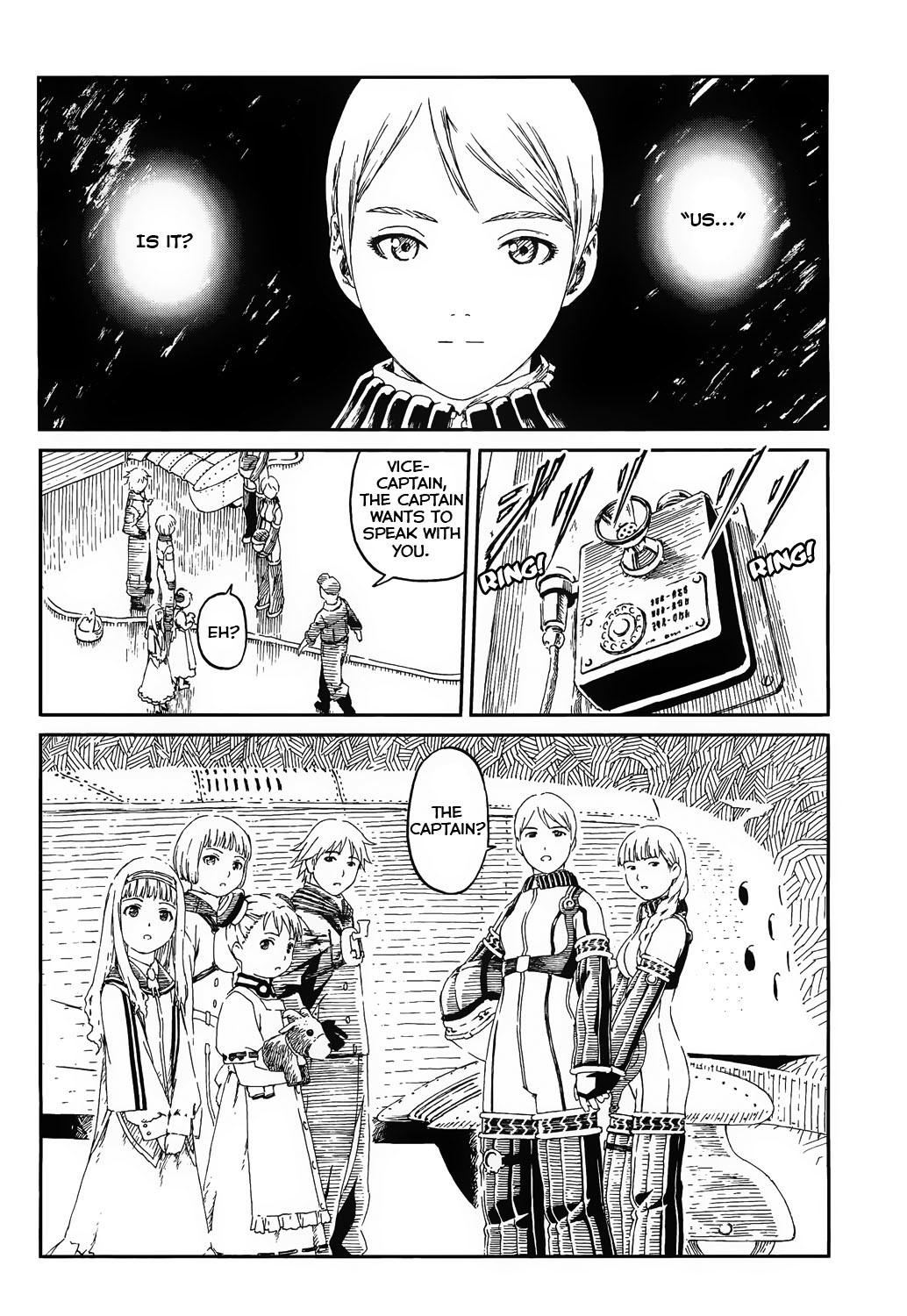 Last Exile - Sunadokei no Tabibito Chapter 2 page 11 - Chapter 2: Vice-Captain Tatiana
