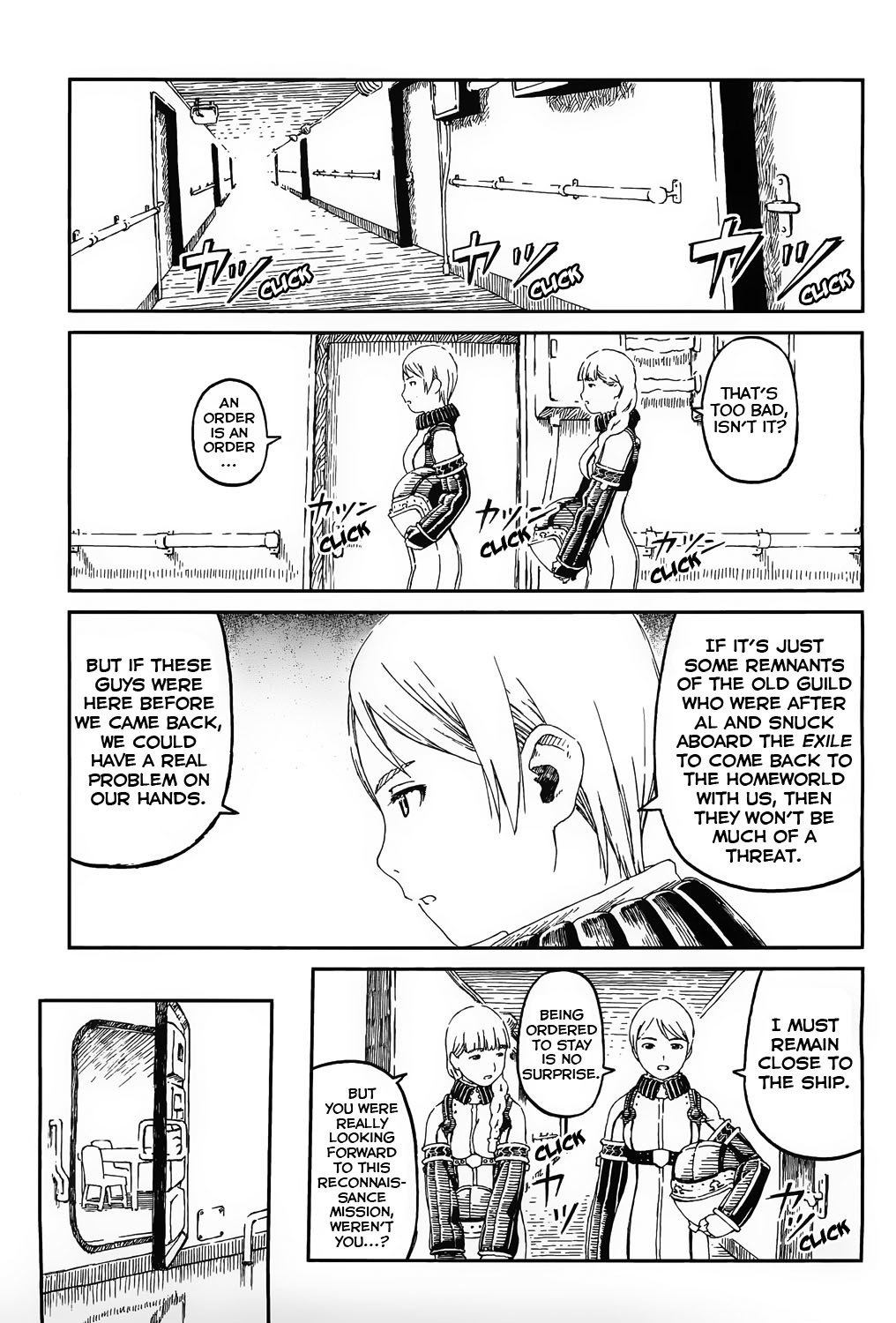 Last Exile - Sunadokei no Tabibito Chapter 2 page 12 - Chapter 2: Vice-Captain Tatiana