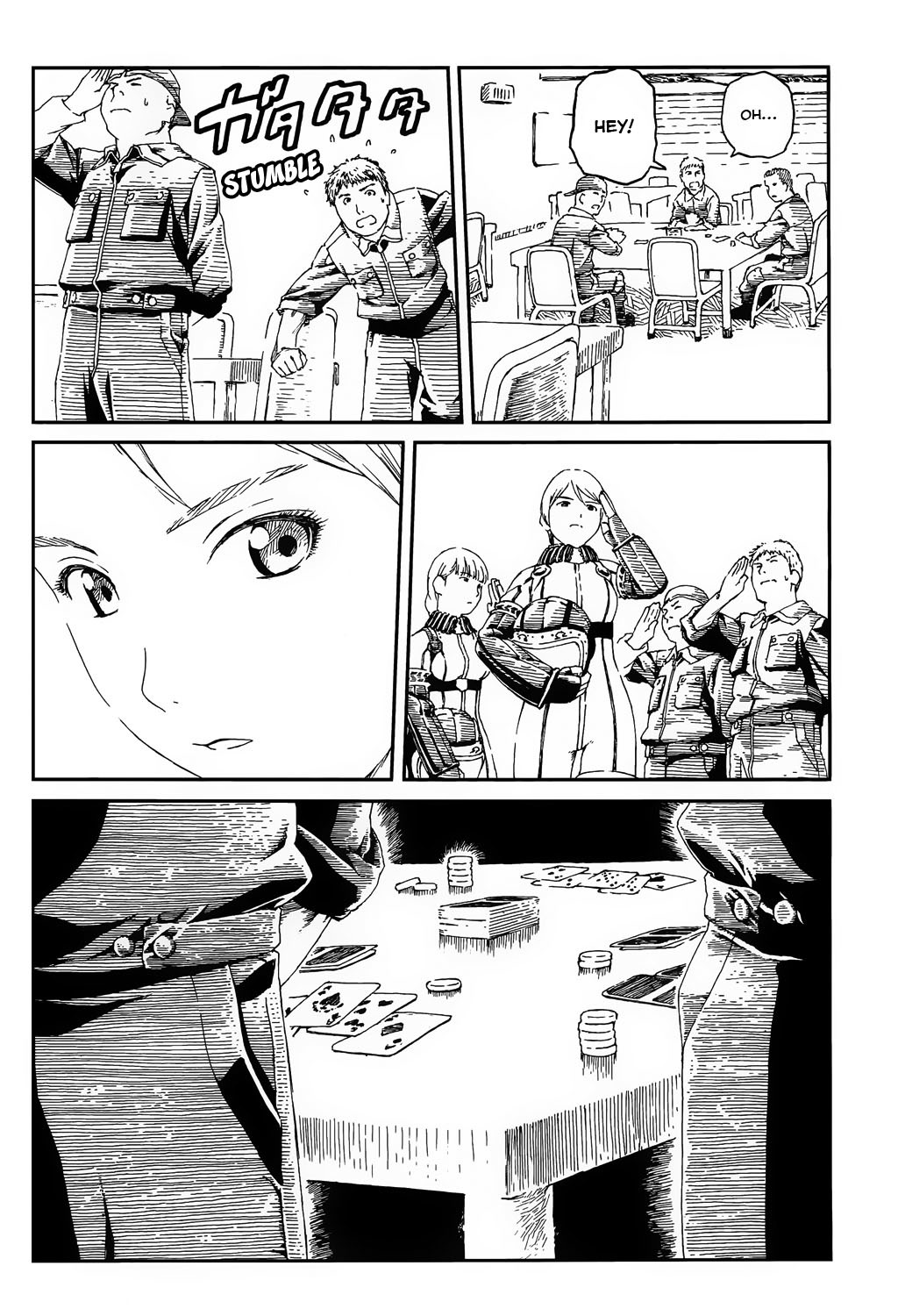 Last Exile - Sunadokei no Tabibito Chapter 2 page 13 - Chapter 2: Vice-Captain Tatiana