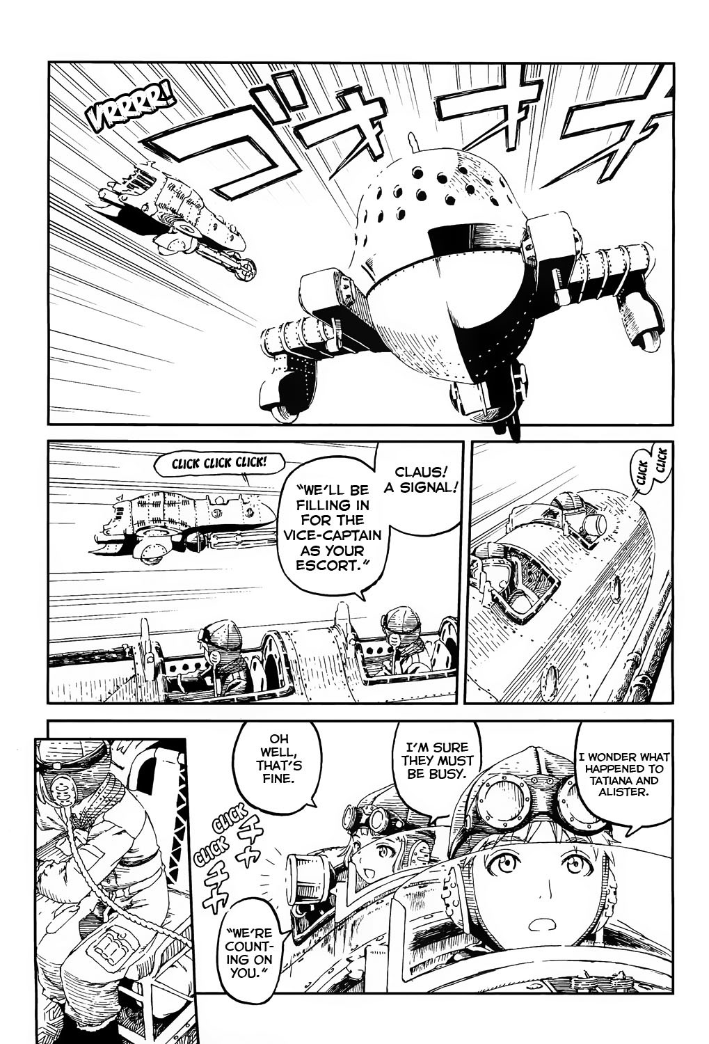 Last Exile - Sunadokei no Tabibito Chapter 2 page 20 - Chapter 2: Vice-Captain Tatiana