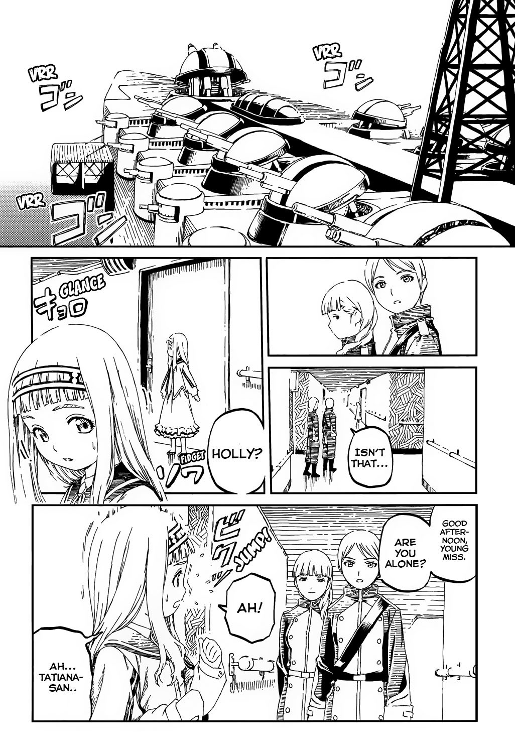 Last Exile - Sunadokei no Tabibito Chapter 2 page 25 - Chapter 2: Vice-Captain Tatiana