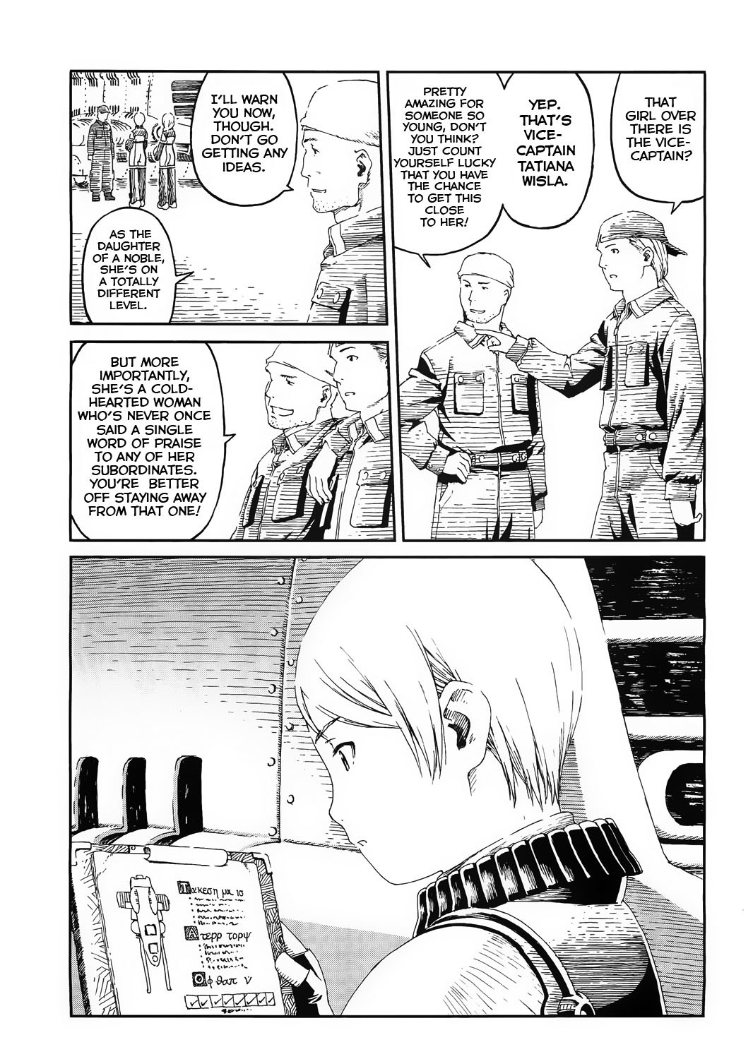 Last Exile - Sunadokei no Tabibito Chapter 2 page 8 - Chapter 2: Vice-Captain Tatiana