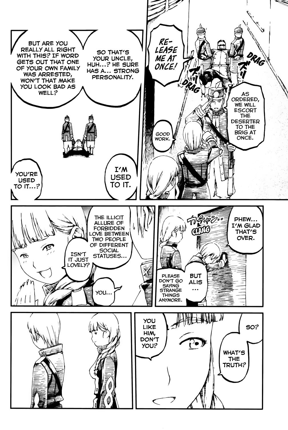 Last Exile - Sunadokei no Tabibito Chapter 3 page 13 - Chapter 3: Maiden Of The Exile