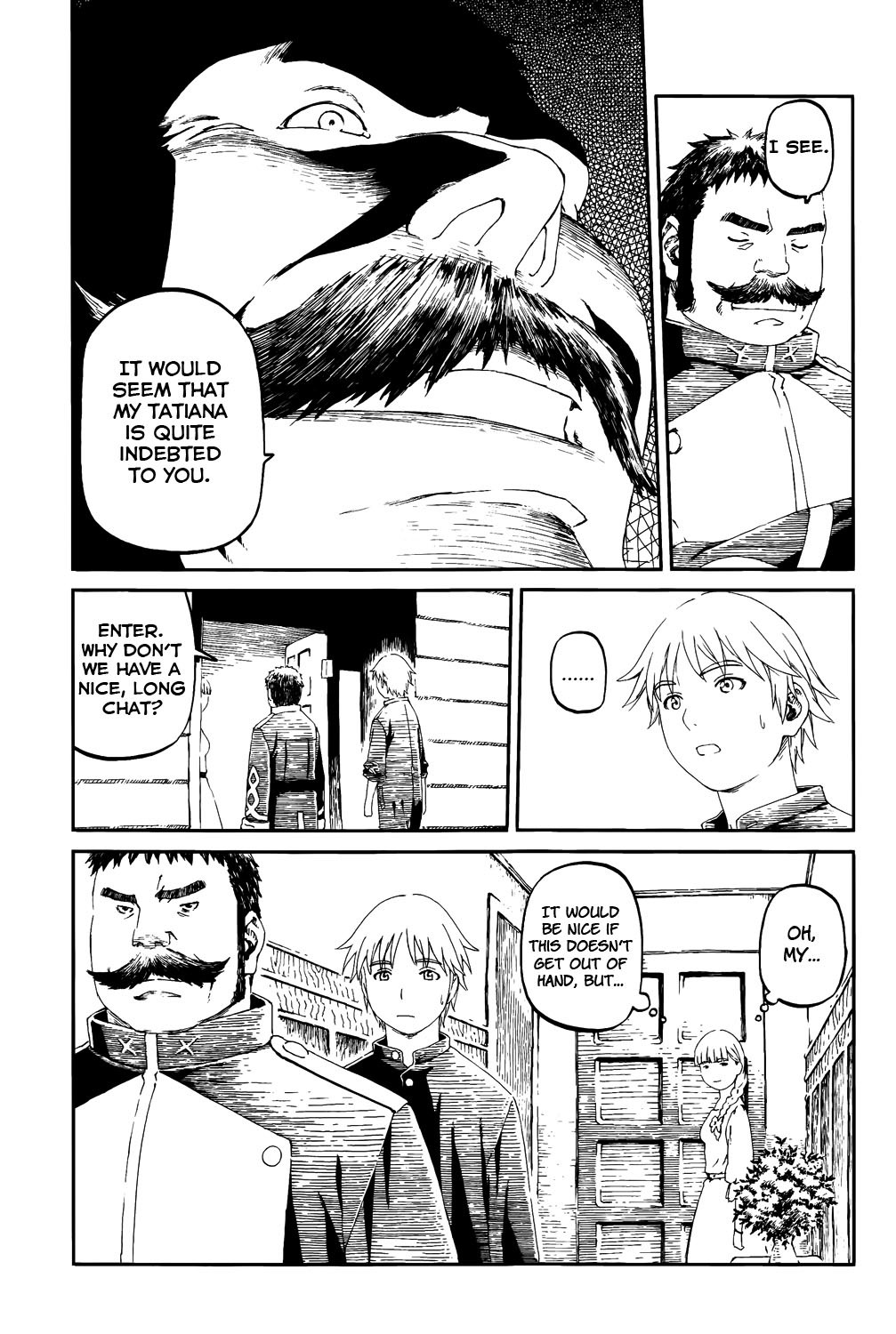 Last Exile - Sunadokei no Tabibito Chapter 4 page 6 - Chapter 4: Tatiana's Home